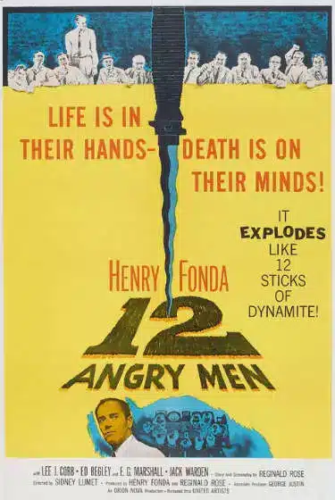 12 Angry Men movie poster from 1957.