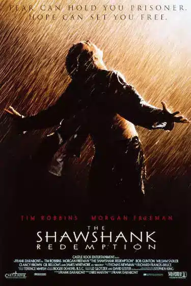Frank Darabont's hit movie The Shawshank Redemption poster.