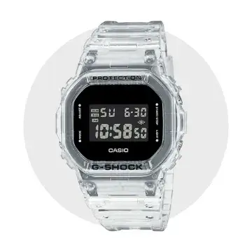 Casio G-Shock DW5600SKE-7 Transparent Sports Watch For Men