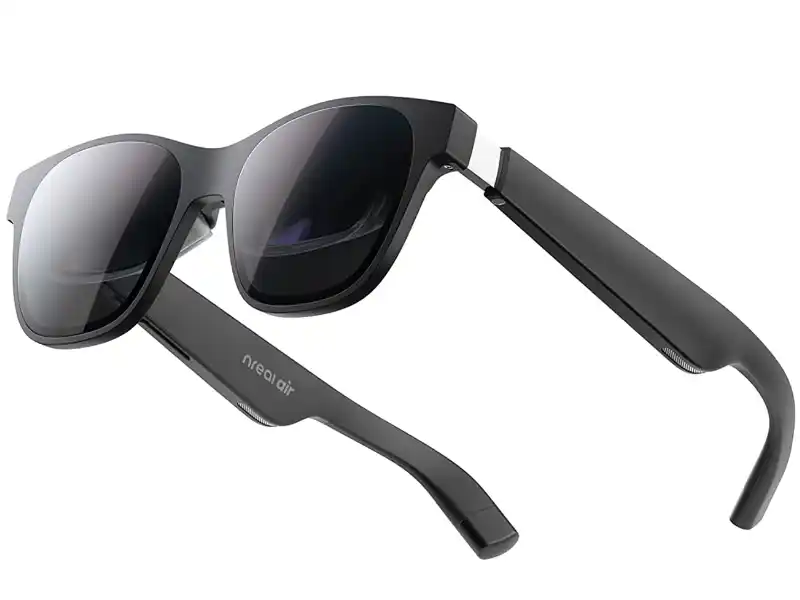 The Nreal Air AR - augmented reality sunglasses with virtual micro-OLED screen, to stream and watch anything.