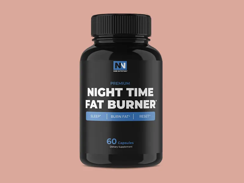 Nobi Nutrition's night time fat burner, a dietary supplement for a healthy weight loss.