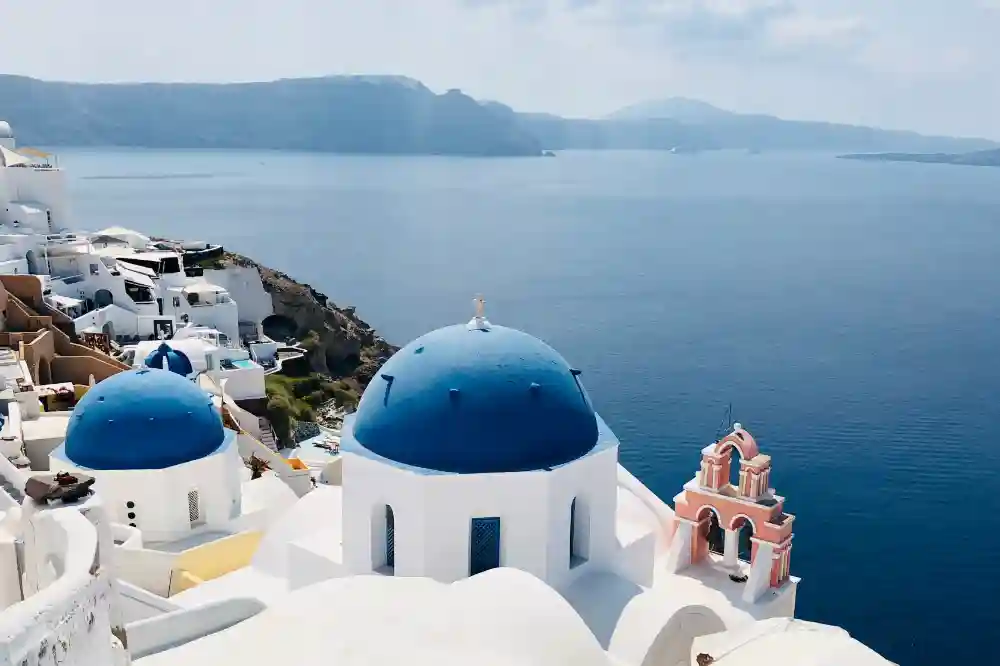 Santorini in Greece is one of the best summer destinations in Europe to travel with friends. 
